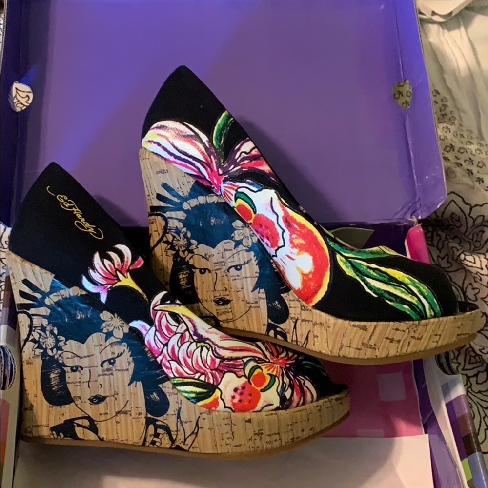 Ed Hardy Women’s Casablanca Peep toe